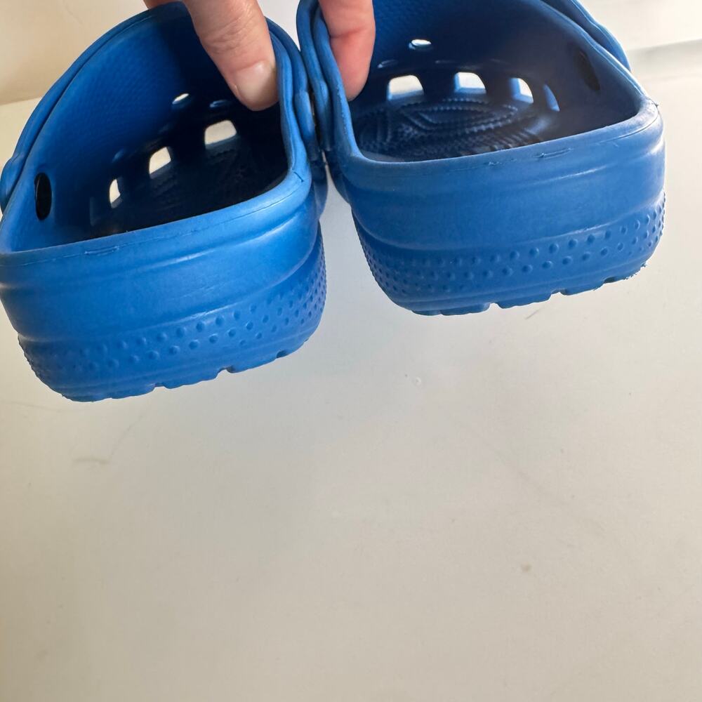 Crocs Classic Clog Youth J1 Blue Kids Slip-On Casual Water Beach Shoes - Picture 5 of 11